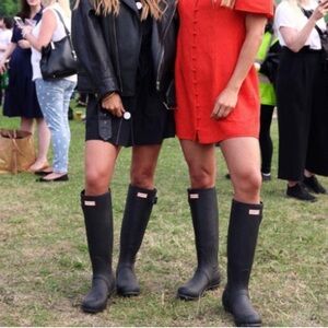 Hunter Classic Black Knee-High Boots